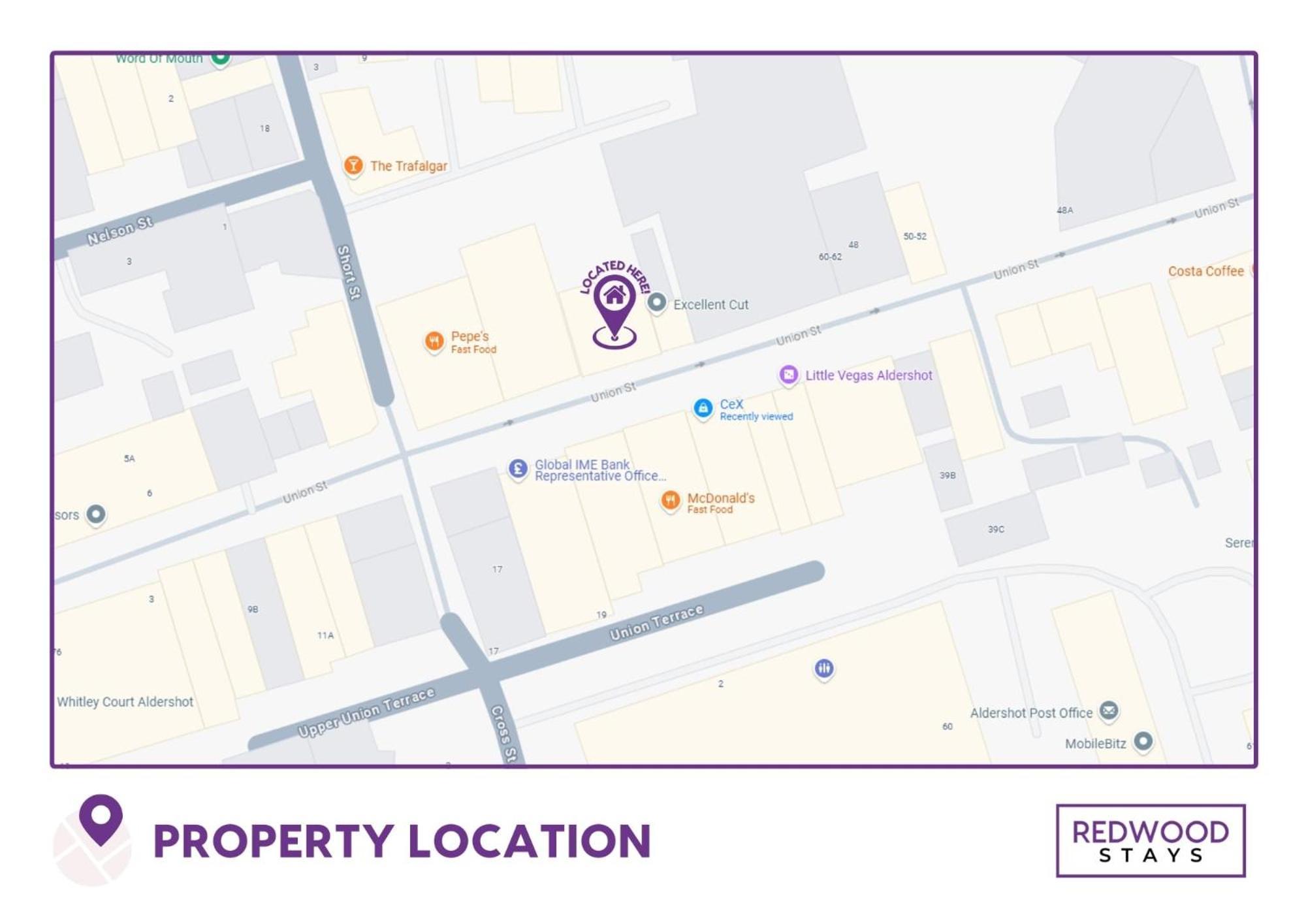 Brand New, 2 Bed 1 Bath, Modern Town Center Apartment, Free Wifi & Netflix By Redwood Stays 올더숏 외부 사진